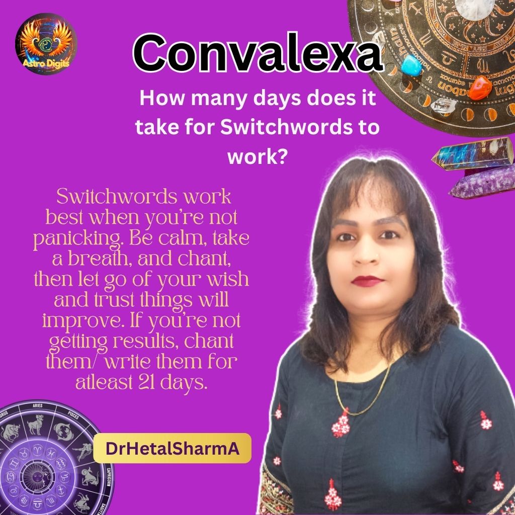 Convalexa Italian Switch Words Dr Hetal Sharma